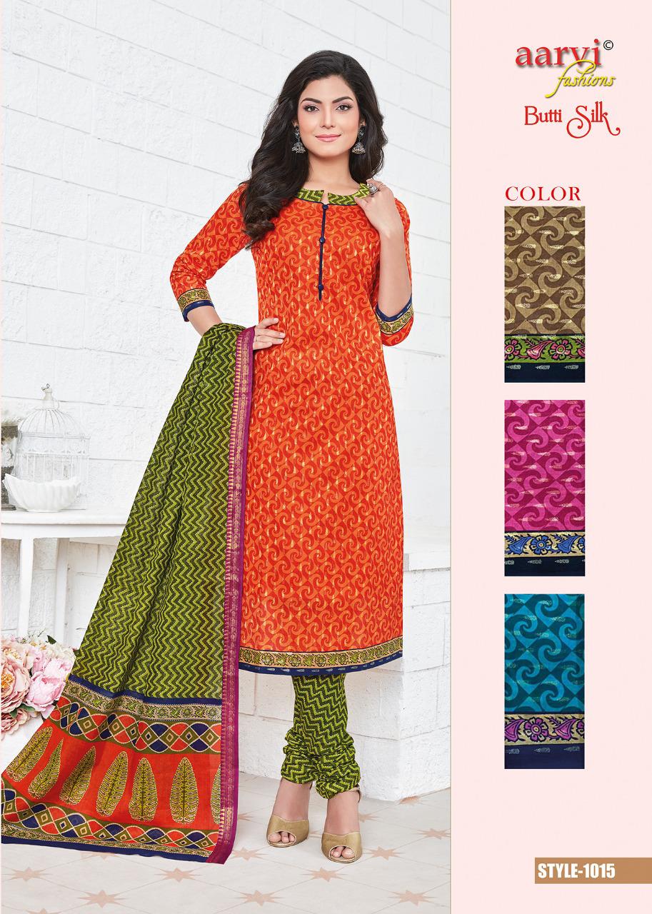 Aarvi Butti Silk 1 Cambric Casual Daily Wear Cotton Dress Material Collection